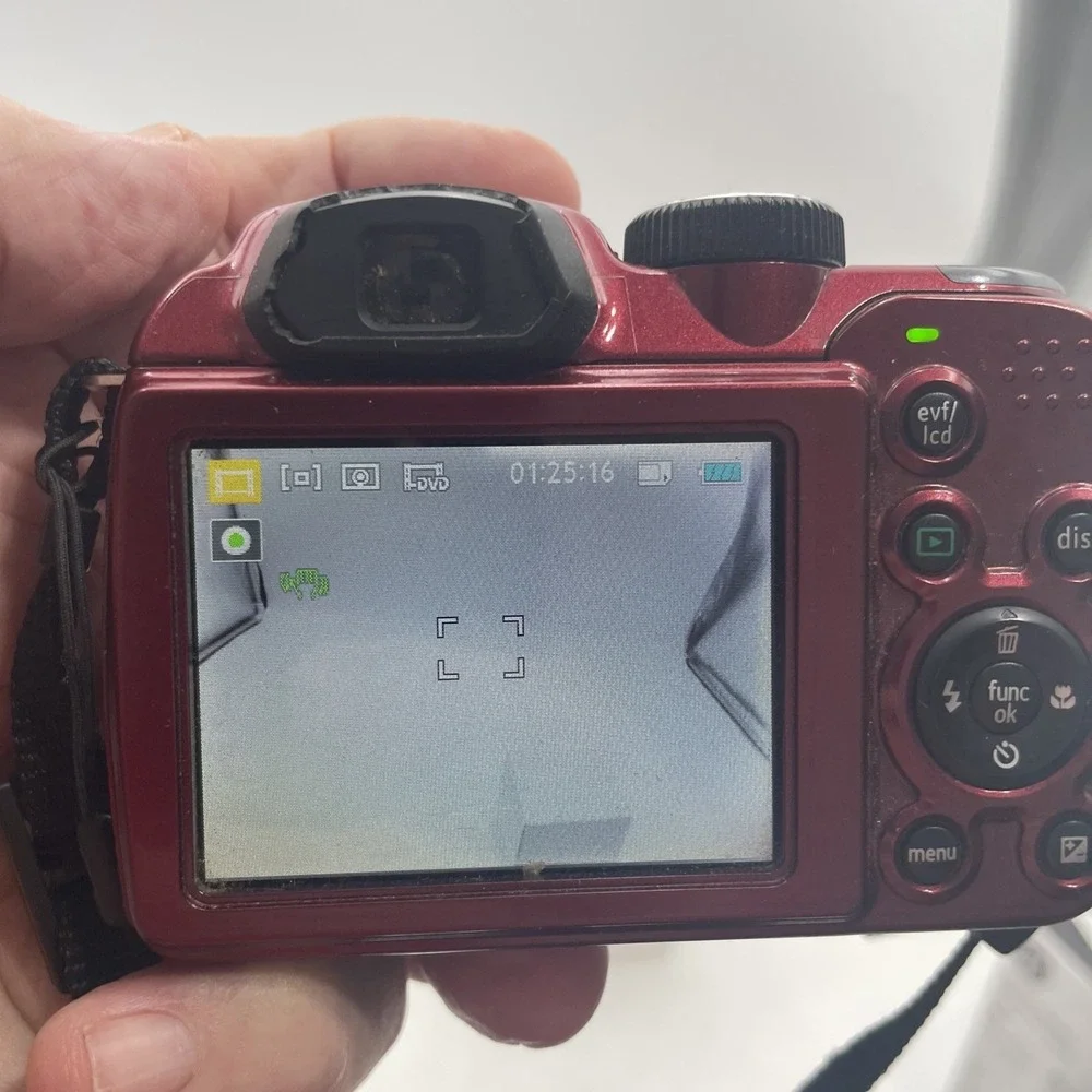 GE Power Pro Series X500 Bridge Camera 16MP 15x Zoom +Battery+SD Cad- TESTED